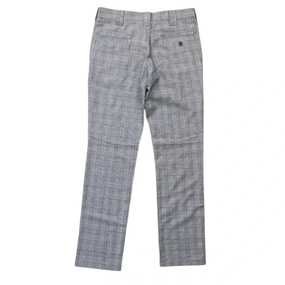 Moods of Norway Wool Glen Plaid Dress Pants Men's Tailored Norwegian Designer